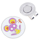 Zodiac Rat Golf Markers plus Magnetic Alloy Golf Cap Hat Clip Golf Ball Mak_