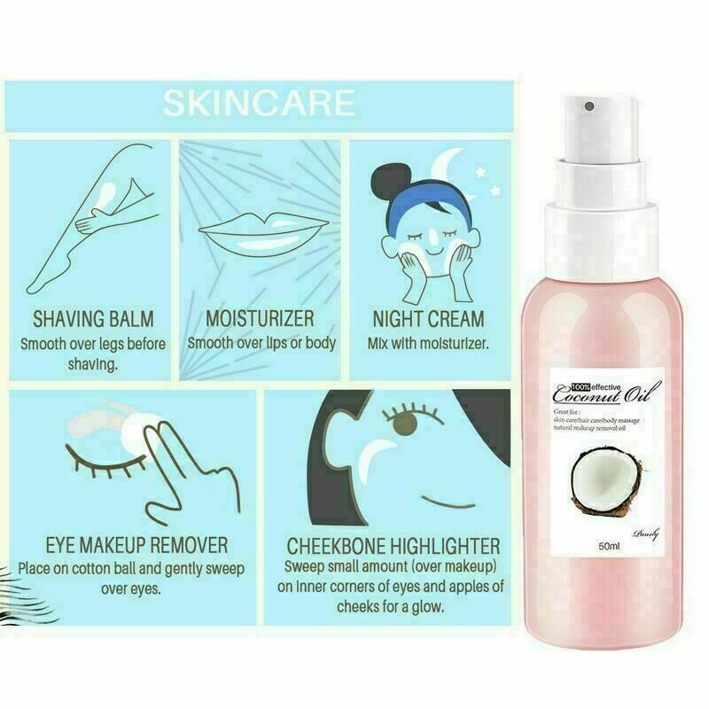 Pansly Care Hair Massage Oil Coconut Oil Natural Makeup Massage Remover Bod U1O0