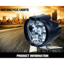 1 Pair 6 LED Spotlight Spot Light Motorcycle Headlight Super Bright Fog S Nw