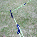 5pcs Quick Knot Anti Slip Aluminum Alloy Tent Wind Rope Buckle Accessory Camping