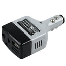 Car Charger Power Inverter Adapter DC to DC Adapter Converter Plus USB Outl