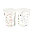 10Pcs 600ml Plastic Paint Mixing Cups Mixing Pot Paint Mixing Calibrated CupOZ