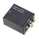Digital to Analog Audio Converter Optical Toslink Coaxial to RCA Adapter