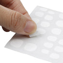 240pcs Double-side Adhesive Tips White False Nails Tool Nail Glue Tool~