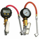 1X(Digital Car Air Tire Gauge Inflator Meter Pressure Manometer With Pvc Pi