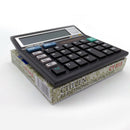 Calculator Battery Solor Powered 12 Digit Electronic Desktop Calculator LKI