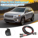 1 to 2 Wiring Harness Relay Fuse Kit 40A 12V for Offroad LED Work Light Bar