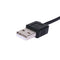 28.3'' Retractable USB-C 3.1 Type C Male to USB A Male Charge Sync Data Cable