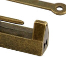 Retro Chinese Padlock Zinc Alloy Jewelry Box Lock With Key Collection