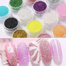 Colorful DIY Nail Glitte Dust Powder Shiny Glitter Art Powder T Shining C8Z6