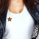 Fashion Pentagram Star Brooch Badge Jacket Lapel Women Men Coat Shirts Pins