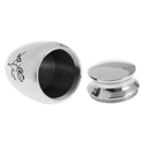 Stainless Steel Polished Urn Funeral Cremation Container Rose Flower Pattern