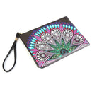 DIY Mandala Special Shaped Diamond Painting Wristlet Wallet Zipper Clutch