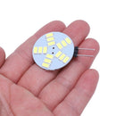 4 X G4 15SMD 5630 LED 12V Spot Light Bulb 330-360LM Cold White F1F7