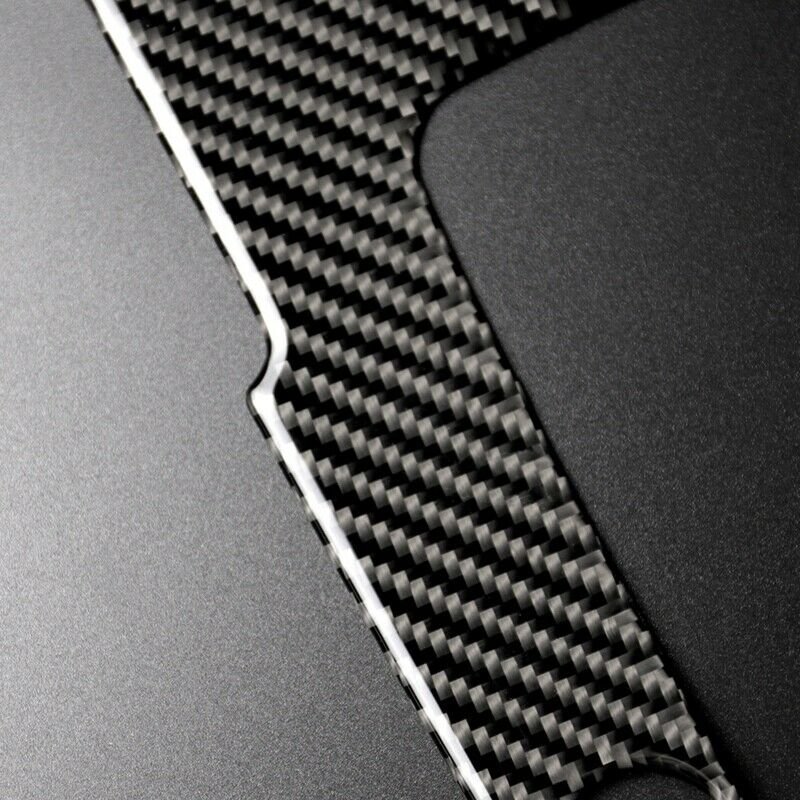 Car Interior Accessories Carbon Fiber Control Gear Shift Panel Decorative C D1R6