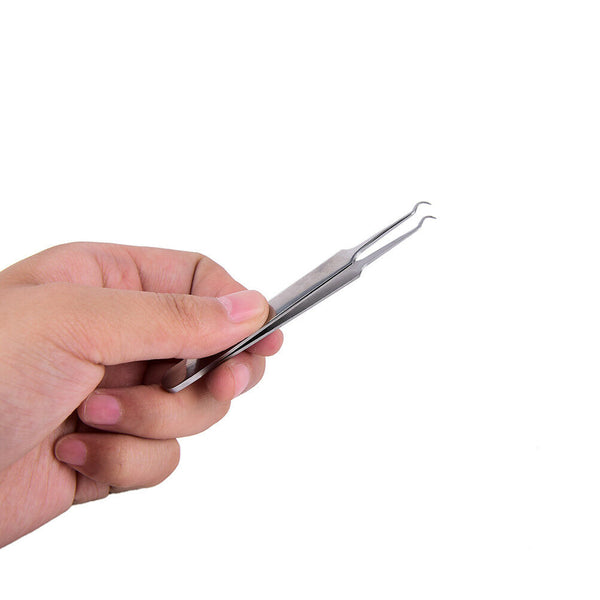 Bend Curved Blackhead Acne Clip Pimple Comedone Remover Tools Face Cleaner B Kw