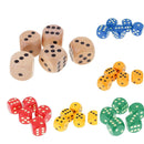 5Pcs 3cm D6 Six Sided Dice for   RPG MTG Gaming Toys Orange