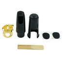 Saxophone mouthpiece plastic with cap metal buckle reed JR