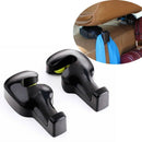 2pcs Car Seat Headrest Hanging Hook Coat Purse Bag Hanger Organizer Holder Beige