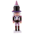 25cm Wooden Solider Nutcrackers w/ Cake Cookie Hat Christmas Decoration Ornament
