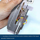 Stainless Steel Semi Automatic Fishing Hook Line Tier Gadget Tie Binding De Z2J6
