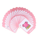 Clothes Flash Cards Set - Educational Picture & Letter Cognition Card Pack