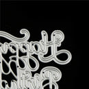 Happy Birthday Alphabet Metal Cutting Dies For  Scrapbooking Album Paper Card JR