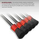 3X(10 Pcs Auto Detailing Brush Set for Cleaning Wheels, Interior, Exterior,