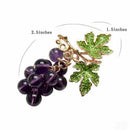 Grape Brooches for Women Cute Luxury Brooch Pin Fashion Jewelry Elegant Wed C2P3