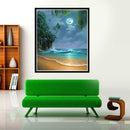 Moon Sea DIY 5D Full Drill Diamond Painting Embroidery Cross Stitch Decor