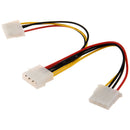 Computer Molex 4 Pin Power Supply Y Splitter Cable