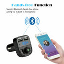 Bluetooth Handsfree Car Wireless FM MP3 Player Radio Adapter Dual USB Charger
