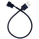 Black usb 2.0A male to 4-pin connector adapter cable for 5v computer pc fan  Z