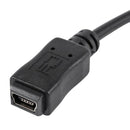 1.5m Mini USB B 5pin Male To Female Extension Cable Cord Adapter Black