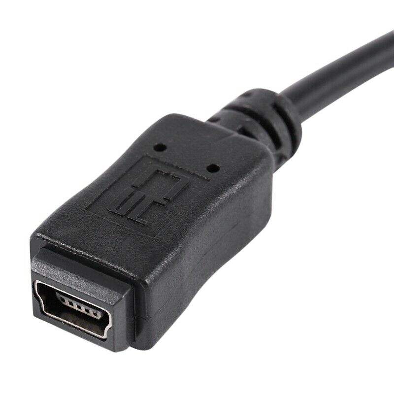 1.5m Mini USB B 5pin Male To Female Extension Cable Cord Adapter Black