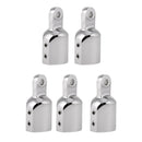 5Pcs Stainless Steel Pipe Eye End Cap Bimini Top Hardware