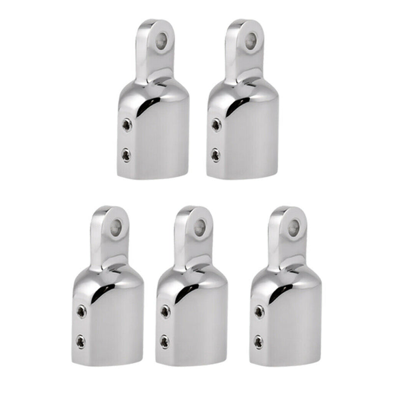 5Pcs Stainless Steel Pipe Eye End Cap Bimini Top Hardware