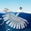 16 Blades Stainless Steel Feeler Measurement Tool Metric Imperial Durable Useful