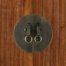 Chinese Furniture Brass Hardware Latch Cabinet Face Copper Door Pull Handle T4B9