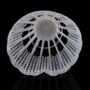 12Pcs White Badminton Plastic Shuttlecocks Indoor Outdoor Gym Spo Cy