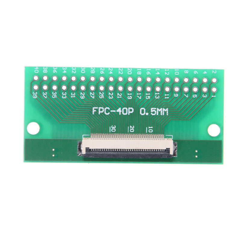 1Pcs 40Pin 0.5mm FFC FPC to 40P DIP 2.54mm PCB Converter Board AdapterS Kw