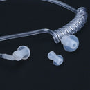 3.5mm Single Ear Wired Earphone In Ear Anti Radiation Stereo Earpiece Coile