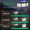 140LED Solar Wall Light Motion Sensor Folding Deformation Lamp for Outdoor