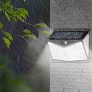 208 LED Solar Power Motion Sensor Wall Light Garden Lamp Waterproof Outdoor ABS