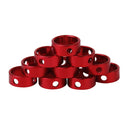 10pcs Alloy 3 Holes Ring Shape Rope Cord Guyline Runners Anti Slip Fastener
