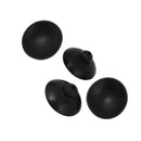 Soft Plastic Aquarium Suction Cup Clip 28mm Diameter 4 Pcs Black G2L5