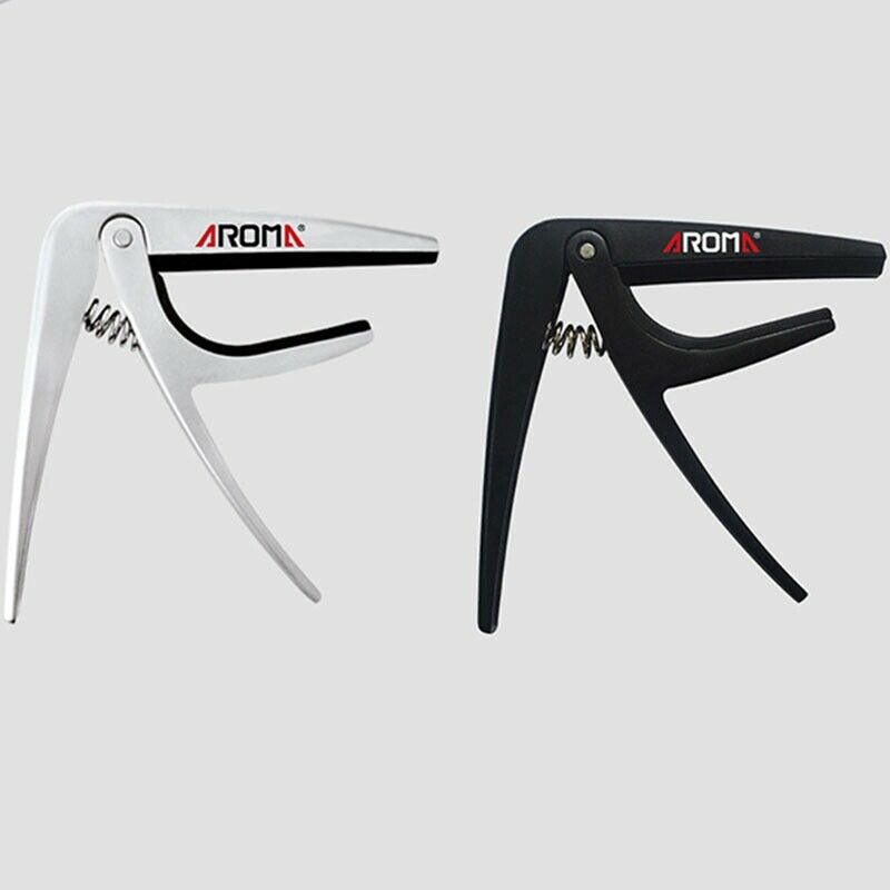 Aroma Ac-02 Classic Guitar Capo Silicone Cushion Metal Capo Trigger Guitar