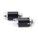 2X Guitar Endpin Jack 6.35 Input For Guitar Pickup Output Guitar Accessories â„–[