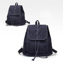 New Canvas Women Backpack Drawstring School Bags For Teenagers Girls Small
