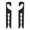 Universal Auto Air Vent Hanger Hook for Sunglass Cable Key Hanger Black